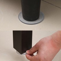 테이블 미끄럼방지 바닥 보호 패드 4P, 원형