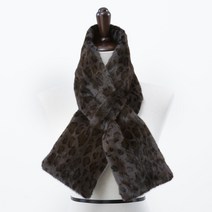 우리모피 풀스킨 와이드 밍크머플러 목도리