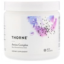 Thorne Research Amino Complex Berry Flavored 8.1 oz (231 g) 쏜 리서치 복합 아미노 베리맛 231g, 상세설명참조