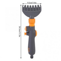 수영장청소기 Handheld Swimming Pool Filter Cleaner Cleaning Brush Hot Tub Spa Pond Accessory, 01 다크 그레이