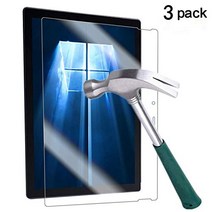 Surface Pro 4 Screen Protector TANTEK [HD-Clear][Anti-Scratch][Anti-Glare][Anti-Fingerprint] Tempere, 1, SurfacePro4-3pack