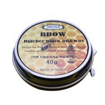 도마용 왁스 BBOW 40g 원목도마 고체 오일 마감용