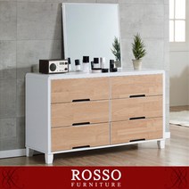 [로쏘] 메이벨 와이드 콘솔형화장대, 색상:오크화이트