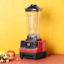 장미25l 주방 블렌더 전문 헤비 듀티 상업용 믹서 Juicer 32000rpm 스피드 그라인더 아이스 스무디 커피 메, 빨간, 중국_미국 플러그