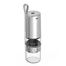 캡슐커피머신 자동커피머신 휴대용커피머신 돌체 네스프레소 에스프레소-미니 USB 충전 커피 콩 그라인더, 01 silver