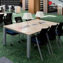 퍼시스 도서실 책상 6인용 큰 테이블 2400 도서관 열람대 TJD126C TJD126 TJD126CD