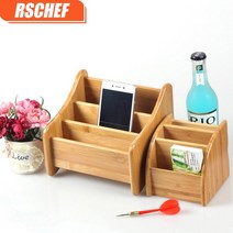 lp수납장 3 grid bamboo remote control storage box 편지지 remote control 헤드폰 케이블 cell phone desktop box, a