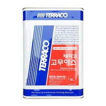 테라코 고무아스 수용성 고무화 아스팔트 도막방수제 18L