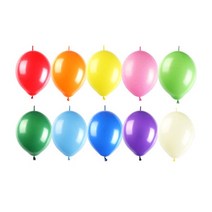파티용 이벤트용 생일용 펄 꼬리풍선 15cm 100개입, 혼합