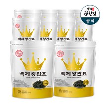 광천김 [백제왕관표] 김자반 40g x 10봉, 단품없음, 선택완료