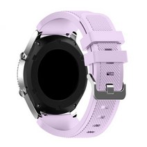 실리콘 갤럭시 시계 46mm 기어 s3 22mm 시계 스트랩, 라일락의