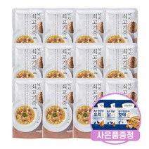 원더푸드 반려동물 영양 보양식 낙지쇠고기죽 120g 12개 + 증정 닥터페로 영양죽 120g 1개