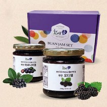 부안 오디 잼 + 아로니아 잼 선물세트 500g 수제잼 오디쨈 아로니아쨈 빵잼 식빵잼