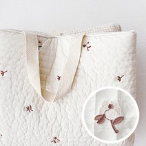 돗투돗X마롤로뜨 양면 어린이집 낮잠이불 패드 아기이불 신생아, 자수낮잠패드_포근목화