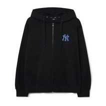 MLB 공용 베이직 백빅로고 오버핏 후드 집업(3ATRB0231-50BKS)