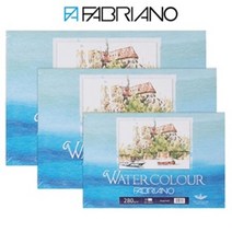 파브리아노 워터칼라 280g 5절 1면 20매 수채화 스케치북 (WA011)