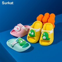 Surkat 귀엽고 가벼운 아동용 아기 슬리퍼 샌들 4 colors [140~180]