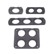 부품 DIY 자동차 매립형 인테리어 내부 차량 소켓, 3-브라켓-3구