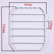 네일벽선반 매니큐어벽선반 네일디스플레이 네일샵 뷰티샵 벽선반 선반 벽진열대 프레임 스탠드, 업그레이드된 화이트 미들 프레임