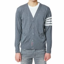 톰브라운 명품THOM BROWNE 사선 울니트 가디건 MKC002A00014 038 MKC002A 0001 4038