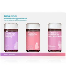 비타민B 고함량 활성비타민B 콤플렉스 Frida Mom 산후 세트 모발 손톱용 구미 40개입, 3 Pece Gumme Gft S