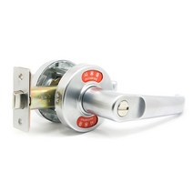방문손잡이(모닝_침실용 표시도어록) 방문도어록 백샛60mm, 방문손잡이(모닝-침실용 표시도어록) 방문도어록 백샛60mm