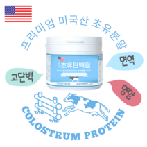 프리미엄 미국산 초유분말 하루 초유단백질 초유프로틴, 1통