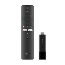 Xiaomi-Mi TV 글로벌 안드로이드 쿼드 코어 돌비 DTS HD 1GB RAM 8GB 구글 어시스턴트 넷플릭스, 4.EU Plug - Mi TV Stick 4K, 없음