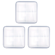 제오닉 나눔 찬통 정사각 4칸 1300ml, 30개입, 단품