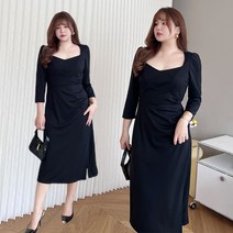 빅 사이즈 봄 여름 가을 하객 원피스 블랙 통통 김민경 동대문 ootd 엄마 돌잔치 77 하비 랩 비만 의상 하객룩 미시룩 88 결혼식 하체 신도시 코디 뚱뚱한