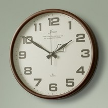 국산 플라이토 에쉬 우드 엔틱 벽시계 3size, 에쉬우드 36cm