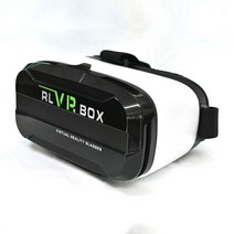 새로운 1080P VR 안경 80 인치 디스플레이 105 ° 시야각 헤드 장착 디스플레이 장치 3D 안경 파노라마 비디오 시계 3D보기, A