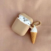 감각적인 에어팟케이스 실리콘 가죽 빈티지 명품 밍크 헤어 볼 키 체인 이어폰 케이스 apple airpods 1 2 블루투스 헤드셋 커버 귀여운 천사 꽃 장식, 에어팟 1 또는 2용 a1