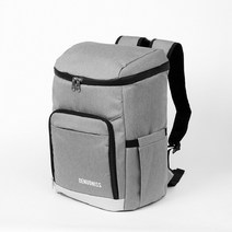 보온보냉 백팩 24L 그레이 소풍 도시락 가방 배달용 보냉백