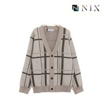 닉스 NC05 남)세미오버핏체크y가디건3컬러 FNQRCGK701