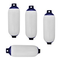 STK 4pcs 해양 보트 펜더 프리미엄 PVC 범퍼 도크 방패 보호 파란색 흰색