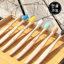 NPE 프리미엄 대나무 칫솔 5color [제로웨이스트 제품 부드러운 미세모 나무 생분해 밤부 치솔], 화이트