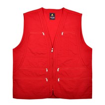 남성 8색 건빵 트윌 사계절 멀티 작업 주머니 조끼 반사띠 펜꽂이 단체복 낚시 등산 레져 배달