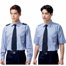 경신 KSK 2302 춘추 작업복 근무복 경비복 경호 스트라이프 줄무늬 셔츠 남방 상의, KSK 2302(긴팔), XL(100), XL(100)