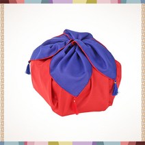 청홍보자기 l 예쁜 전통 예단 함 포장 선물용 보자기, L. 가로 105m x 세로 105cm