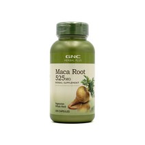 GNC 마카 루트 525mg 100 캡슐, 1개, 기본