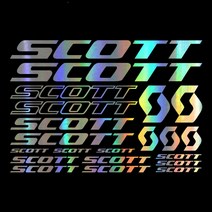 자건거데칼 스티커 브랜드 모음 스콧 자전거 프레임 스티커 데칼 시트 자전거 사이클링 32cm 22cm에 대한 21pcs, 레이저, 32x22cm