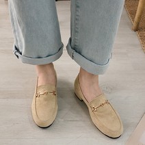 여성용 키높이 스웨이드 체인로퍼 3cm