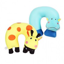 뛰어난 복원력 PP 알갱이 애니멀 목베개 1p 옐로우