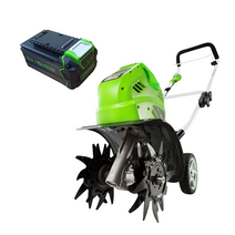 그린웍스 G-MAX 40V 충전식 경작기 / 5.0Ah 배터리1 충전기/ 관리기 로터리