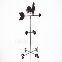 닭풍향계 풍향지시기 야외 수탉 정원 가드닝 화원 풍속계 원예 측량깃발 풍향기 인테리어