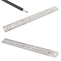20CM 자 스틸 철제자 미니자 인치자 방안자 강철자 스탠자
