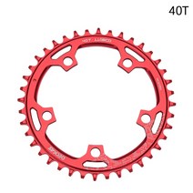 자전거체인휠 크랭크암 swtxo deckas 110bcd 로드 바이크 링 알루미늄 합금, 40t 체인링 레드