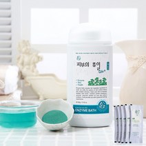 피부의 휴일 유아 여성 효소입욕제 500g 코큐텐 엔자임 플러스 족욕 시프레향, 피톤치드향500g