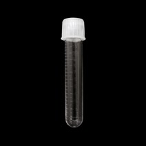 바이오피스 시험관 튜브 캡 14ml 멸균 플라스틱 test tube 배지 배양 사면 실험 테스트 관찰 cap 실험관 라운드 bottom, 1팩(25개입)